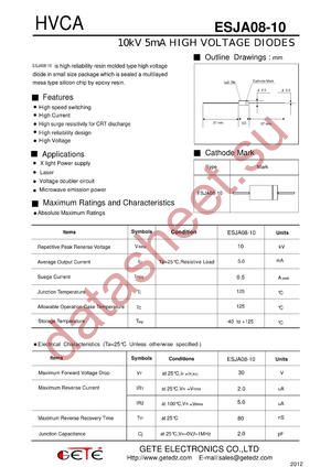 ESJA08-10 datasheet  