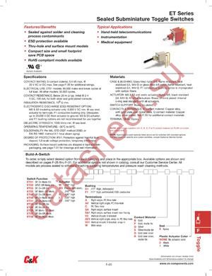 ET21M3F1V31BE2 datasheet  