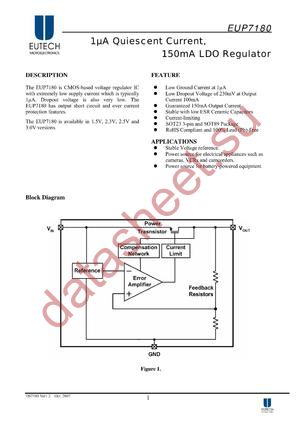 EUP7180-15VIR1 datasheet  