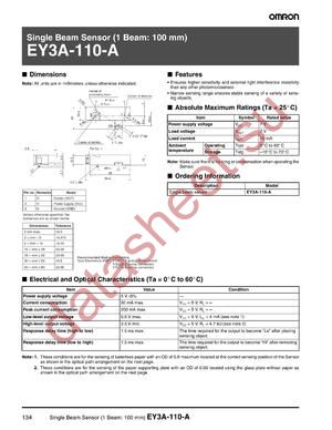 EY3A-110-A datasheet  