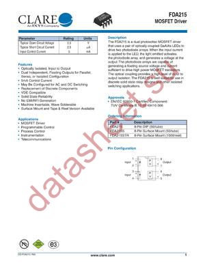 FDA215_11 datasheet  