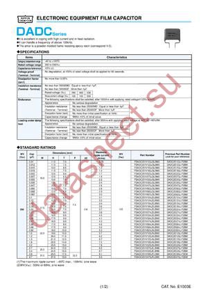 FDADC251V105JNLBM0 datasheet  