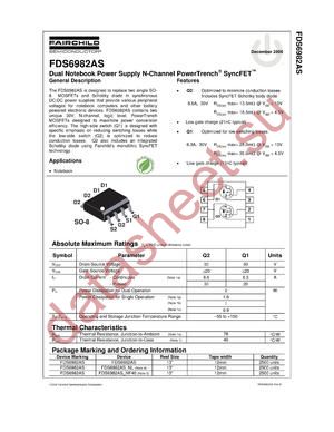 FDS6982AS_NF40 datasheet  