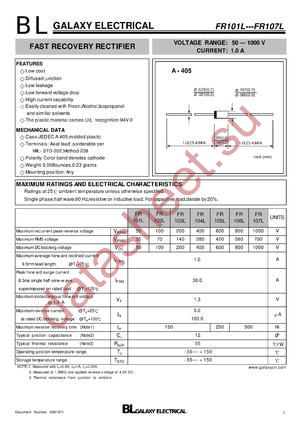 FR107L datasheet  