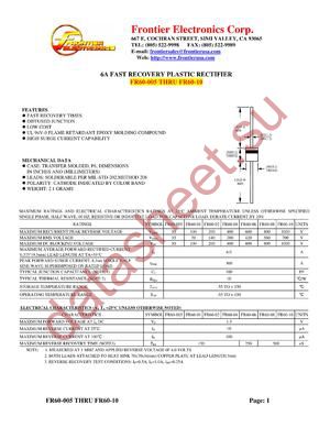 FR60-06 datasheet  