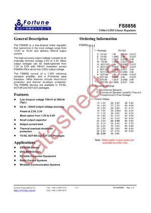 FS8856-36PW datasheet  