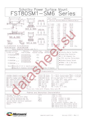 FST8045SMC datasheet  