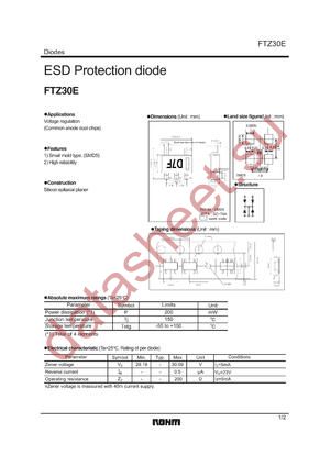 FTZ30E datasheet  