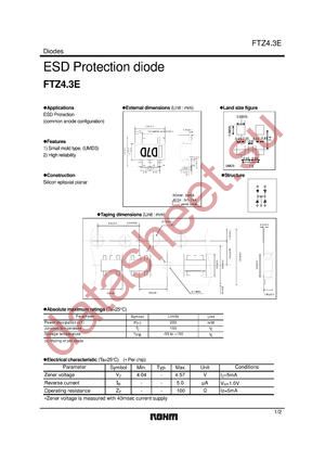 FTZ4.3E datasheet  