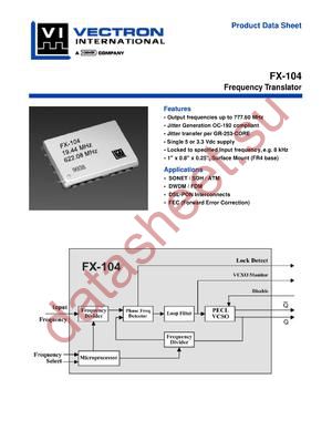 FX-104-CFF-D2XS datasheet  