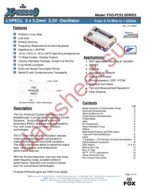 FXO-QC535-622.08 datasheet  