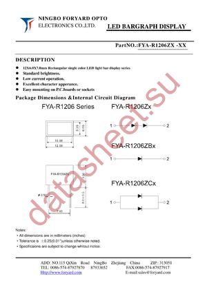 FYA-R1206ZX-0 datasheet  