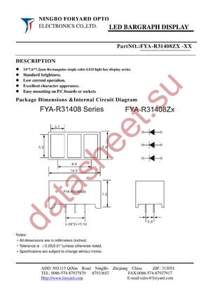 FYA-R31408ZX-1 datasheet  