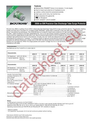 2036-20 datasheet  