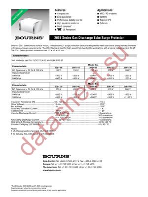 2051-09 datasheet  