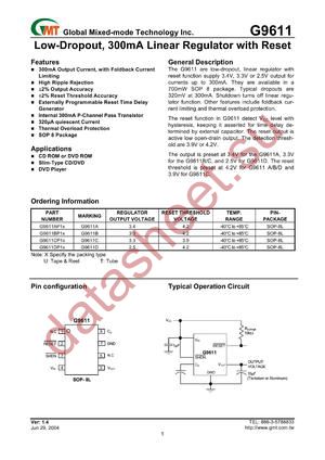 G9611 datasheet  