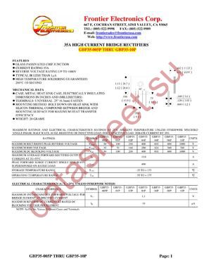 GBP35-01P datasheet  