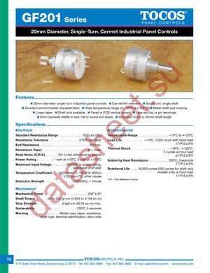 GFP20115RB102K datasheet  