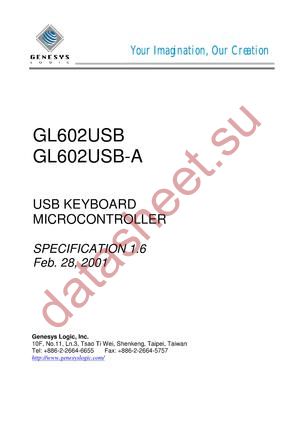GL602USB datasheet  