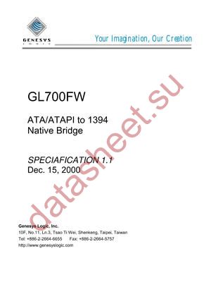 GL700FW datasheet  