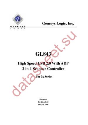 GL843 datasheet  