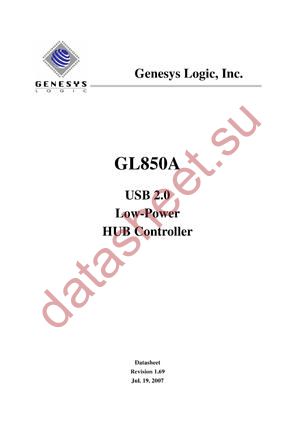 GL850A-MNGXX datasheet  