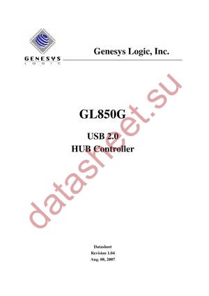 GL850G-MNGXX datasheet  