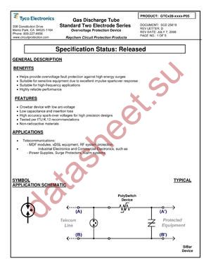 GTCN28-900M-P05-B datasheet  