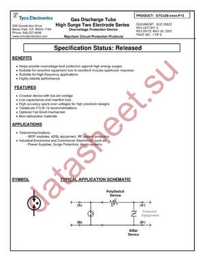 GTCN28-900M-P15-FS datasheet  