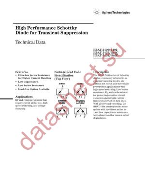 HBAT-5402-BLK datasheet  
