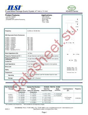 HC49US-BF5F18-20.000 datasheet  