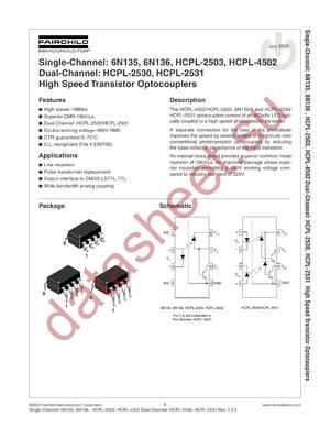 HCPL-2531SD datasheet  