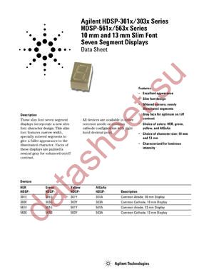 HDSP-303Y-0I400 datasheet  