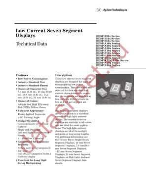 HDSP-H101-HF000 datasheet  