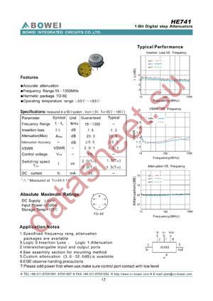 HE741 datasheet  