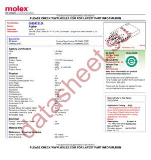 15-47-5124 datasheet  