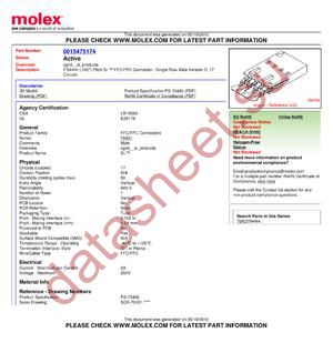 15-47-5174 datasheet  