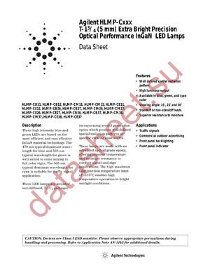 HLMP-CM11-R0ADD datasheet  