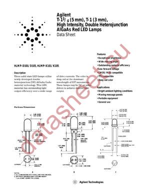 HLMP-D101-LJ000 datasheet  