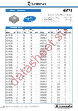 HM7820680LFTR datasheet  