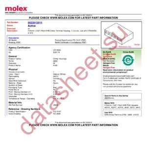 22-01-2011 datasheet  