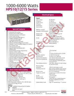 HPS10W-N3R-000 datasheet  