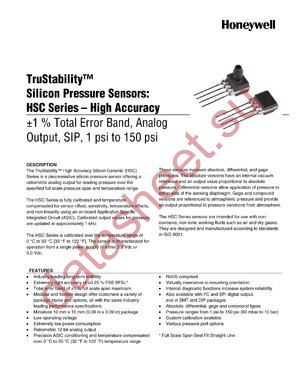 HSCSSNN150PCAB5 datasheet  