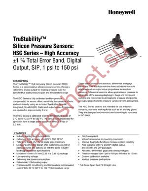 HSCSSNN150PG3A3 datasheet  