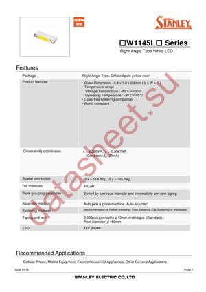 HSW1145LT datasheet  