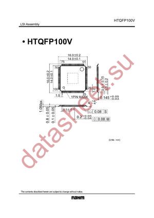 HTQFP100V datasheet  