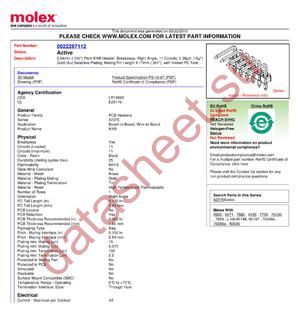 22-28-7112 datasheet  