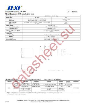 I411-31613V-20.000 datasheet  