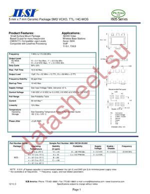 I605-2AB5H-20.000 datasheet  