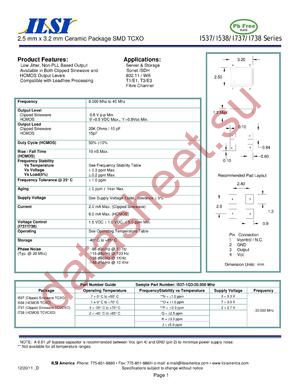 I738-3P3-20.000 datasheet  